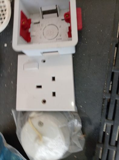 building tools/items. Include trowel, mitre, shower hose, vents...