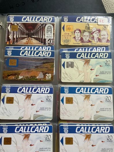 1990's Siemens, SDS, Trinity, Rose of Tralee, City of culture call cards from 1 euro