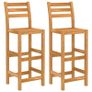 3 Piece Outdoor Bar Set Solid Acacia Wood Image 4