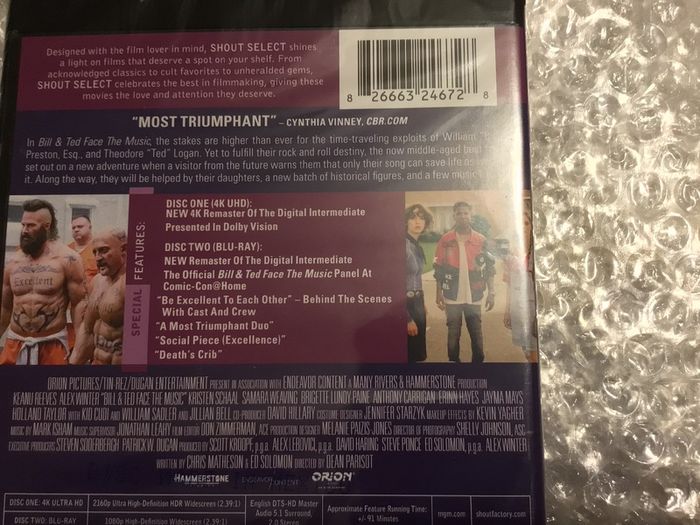 Bill & Ted Face The Music 4K American Import Sealed