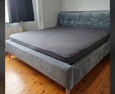 Super king bed + mattress quick sale