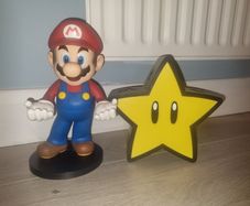 Mario phone holder and Light