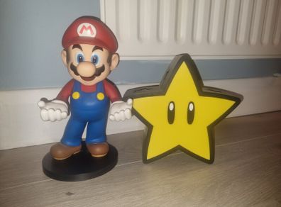 Mario phone holder and Light