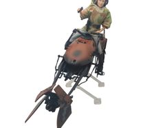 Star Wars ROTJ Princess Leia on Speeder Bike Hasbro Action Figure 2003 30cm