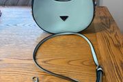 Light blue shoulder bag