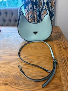 Light blue shoulder bag