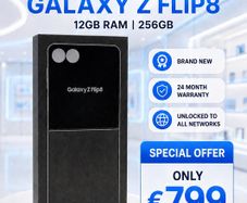 samsung galaxy Z Flip 8 256 GB unlocked Brand New Irish stock