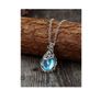 Silver Ring with Turquoise Stone - size 10 Image 9