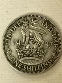 English Shilling 1937