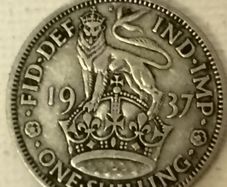 English Shilling 1937