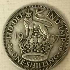 English Shilling 1937