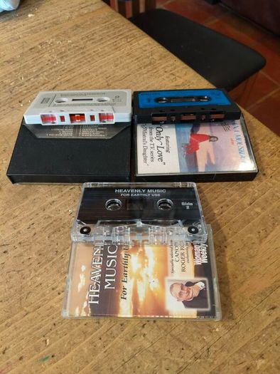 Cassette tapes, Great condition  Richard Clayderman, Nana Mouskouri,  Alone Heavenly Music.