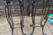 Pair of Wrought Iron Plant Stands