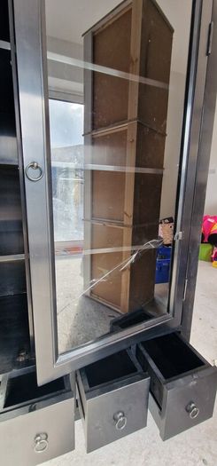 Black Display Cabinet