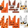 100 PCS Halloween Sweets Bags Halloween Party Bag Fillers, Treat Candy Bags for Trick or Treat Party,Biscuit Goody Gift Bags with 14 23cm for Halloween Party Favor (FREE EXPRESS POSTAGE) Image 3