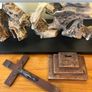 Antique Wooden Crucifix Image 4
