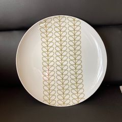 Orla Kiely Linear Stem dinner plate. New