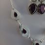 Gemstone Necklace & Earrings Set Image 2