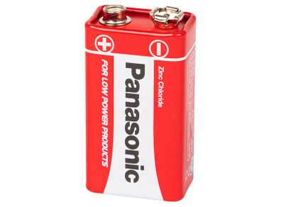 New High Quality Panasonic 9V Zinc Carbon Battery Powercell Block 6F22 #950