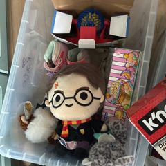 box of kids stuff