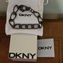DKNY Oval Link Hematite Tone Bracelet / New Image 3