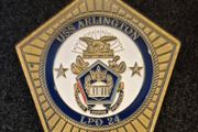 United States Navy , USS ARLINGTON, commerative coin.