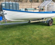 17 foot open boat with trailer