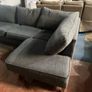 Grey corner sofa l shaped Image 6
