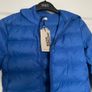 Winter jacket boys down feather water repellent blue Mango 7-8y New Image 8