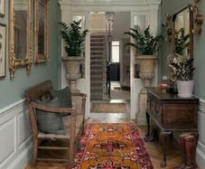 XL Persian Serab Heriz Hand Knotted Runner Rug Carpet