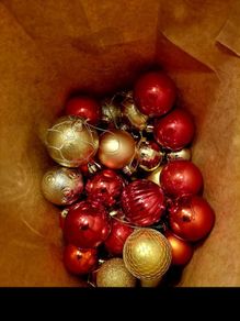 Christmas tree baubles