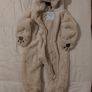 Warm fluffy Hooded pramsuit all in one Image 8