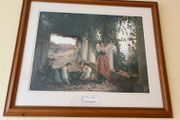 Framed Print of 'A Vine Pergola'