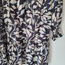 Gallery navy/gold print dress size UK 20 Image 7