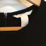 Beautiful black shift dress H&M small 10 12 Image 3