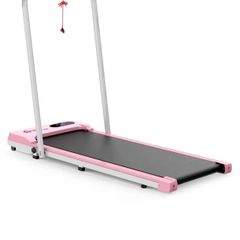 Walking pad with handrail and protective mat