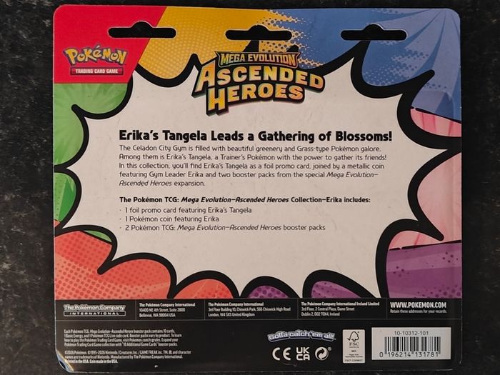 FREE Tracked Shipping. Pokemon Ascended Heroes Collection (Tangela)