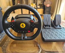 Thrustmaster T98 Ferrari 296 GTB Racing Wheel & Pedals Barely Used, PS4 PS5 PC