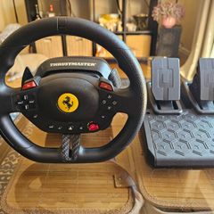 Thrustmaster T98 Ferrari 296 GTB Racing Wheel & Pedals Barely Used, PS4 PS5 PC