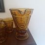 vintage amber glass Image 5