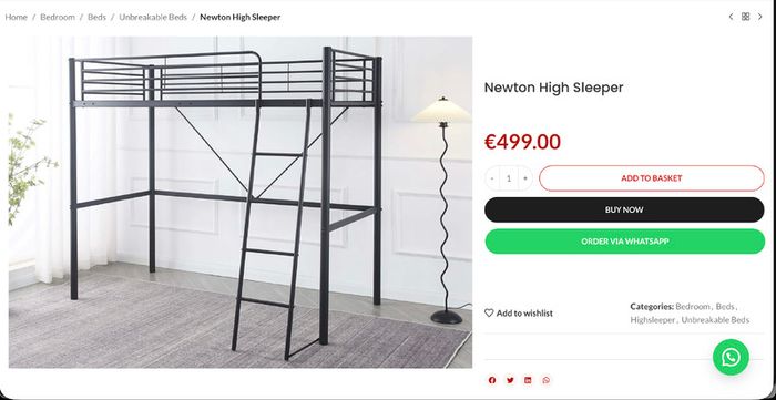 Brand new High sleeper - UNOPENED BOX