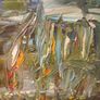 Abstract Palette Oil Painting by Gerard Mc Gourty,MillRace Gallery,Blackrock. Image 2