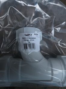 Waste compression fittings