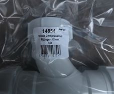 Waste compression fittings