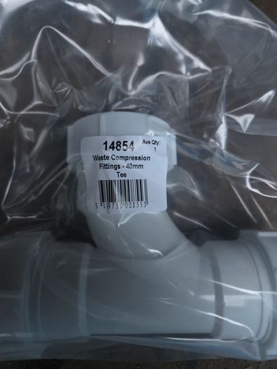 Waste compression fittings