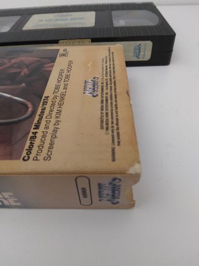The Texas Chainsaw Massacre 1974 Rated R VHS Pal.
