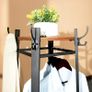 Coat Stand Coat Rack with 3 Shelves Hooks - Free Delivery Nationwide Image 3