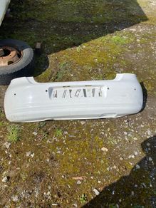 Volkswagen Polo white rear bumper 2013