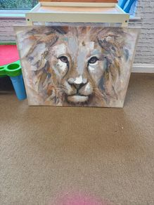 Lion canvas