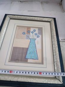 Lovely framed print still life flower.